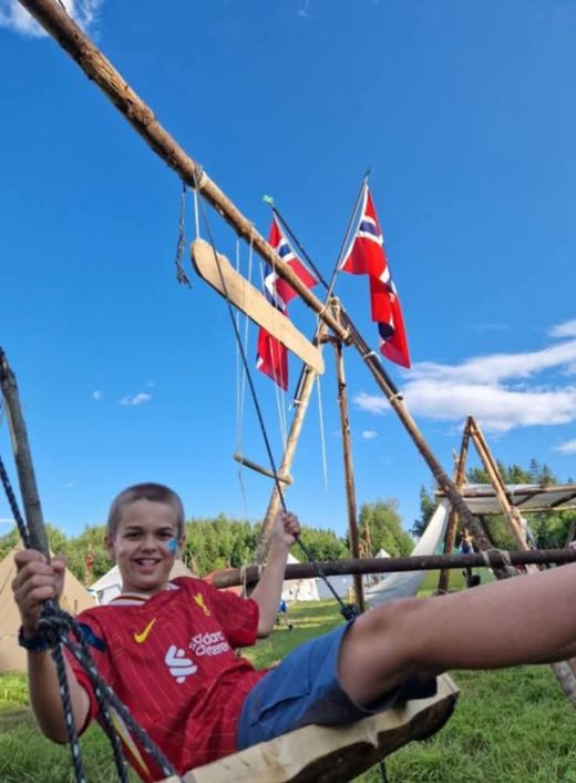 Stor speidergjeng på landsleir