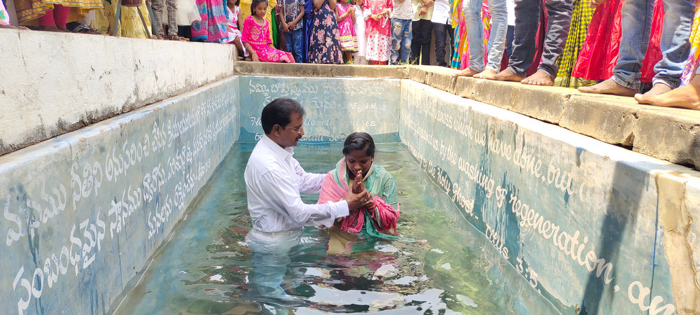 Dåp i India