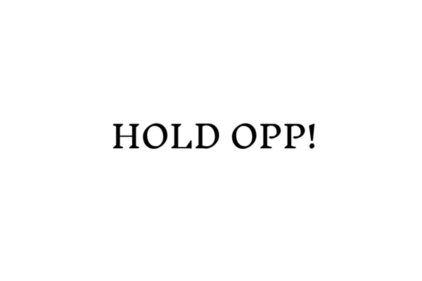 Hold opp! Stopp med det du gjør.