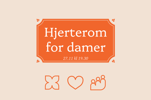 Hjerterom for damer 12. mars kl 19.30