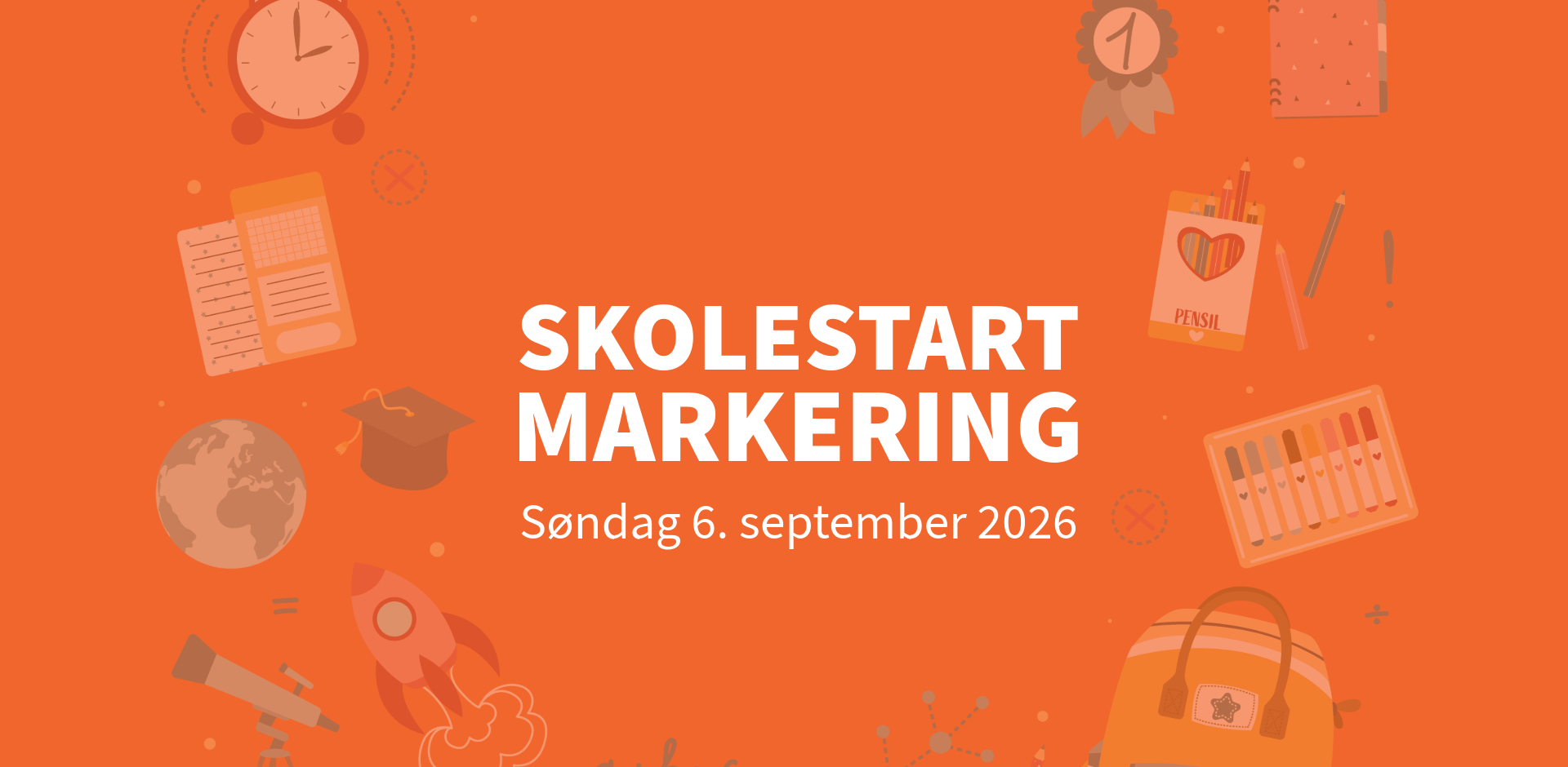 Skolestartmarkering 2026