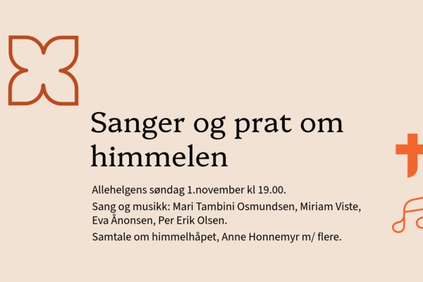 Velkommen til sanger og prat om himmel håpet