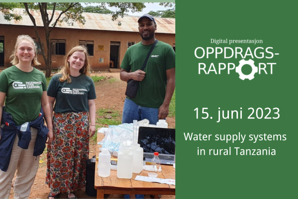Digital Oppdragsrapport 15.06: Community-driven development of water supply systems in rural Tanzania.