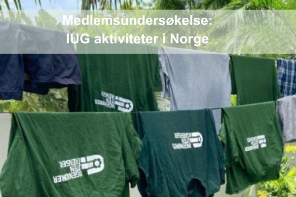Husk medlemsundersøkelse: IUG aktiviteter i Norge!