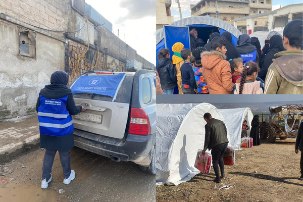 16.02.: FR-T teamet i Nord-Syria bidro  med transport og evakuering av mennesker fra de hardest rammede områdene i Nord-Aleppo.