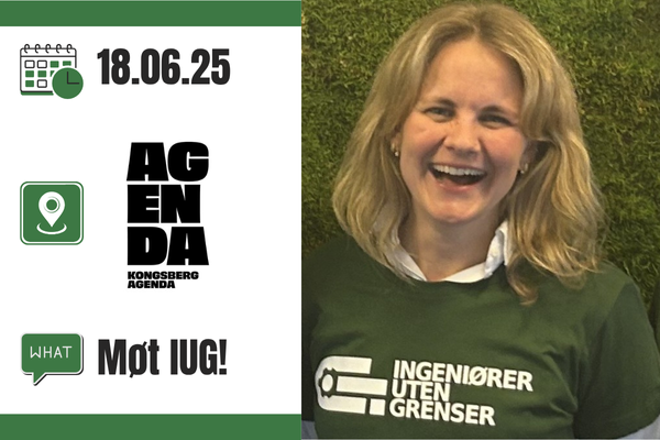 Møt IUG på Kongsberg Agenda 18. juni!