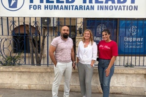 Field Readys kontor i Aleppo - med Osama og Ola