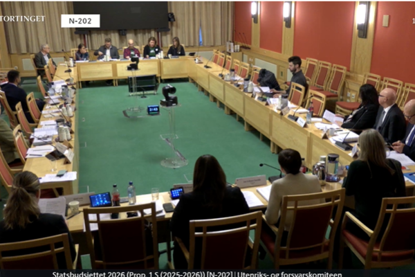 Utenriks- og forsvarskomiteen hadde ikke mindre enn 75 organisassjoner inne for å gi sitt syn på kapitlene som omhandler utviklingspolitikk i Statsbudsjettet 2026.