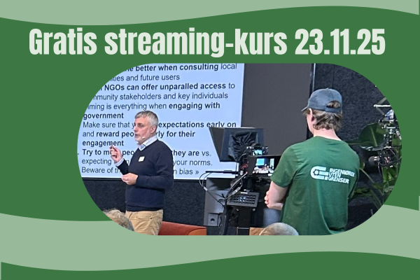 Gratis streamingkurs i Oslo - søndag 23. november 
