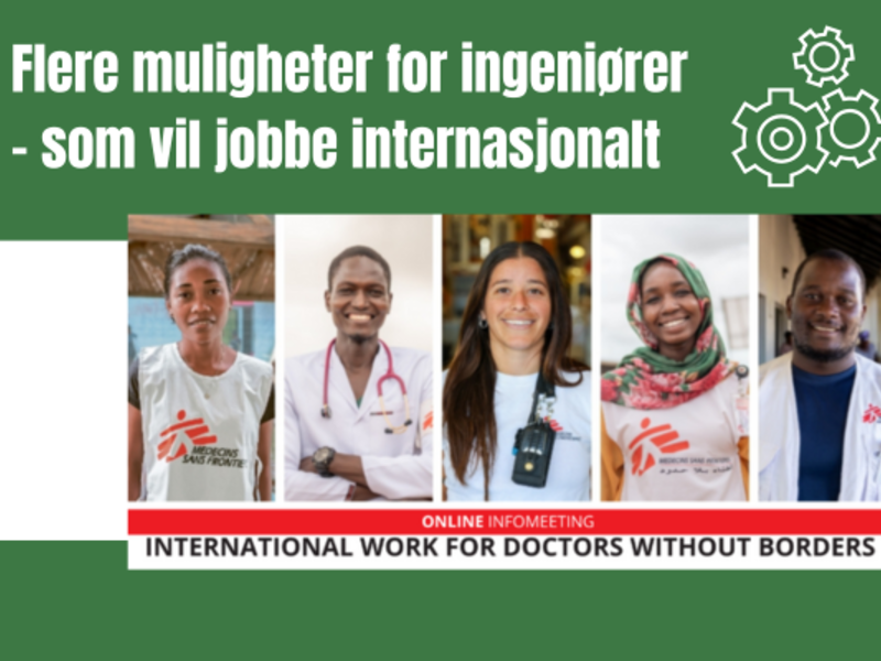 Neste infomøte for Leger Uten Grenser (MSF), 19. november 2025.