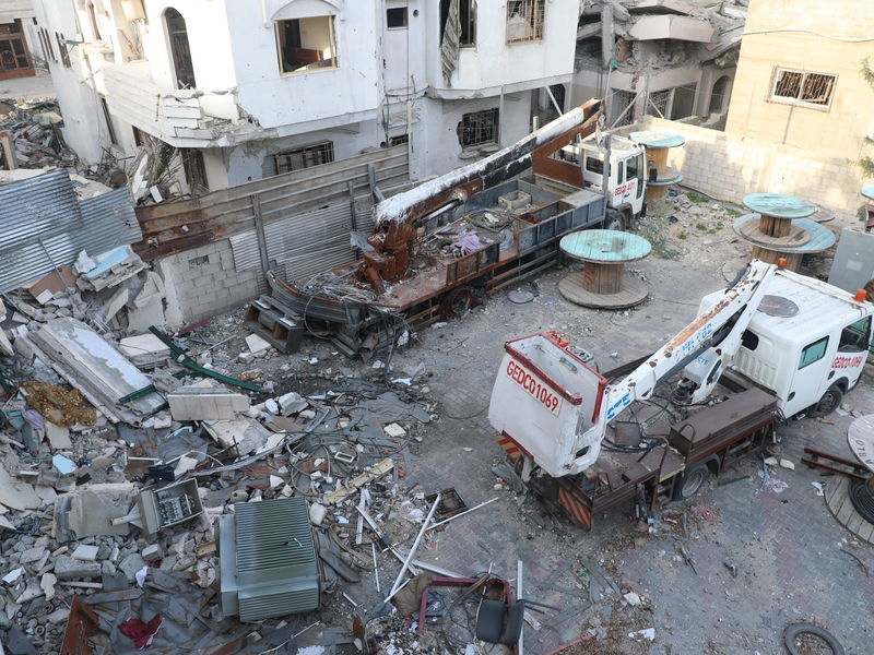 Strømforsyningen til Gazastripen er fullstendig ute av drift. Foto: GEDCO