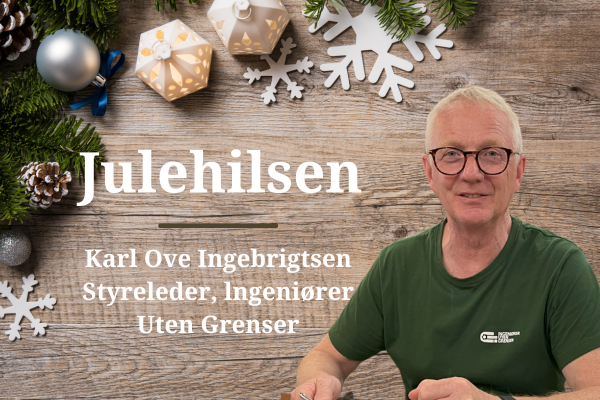 Julehilsen fra styreleder
