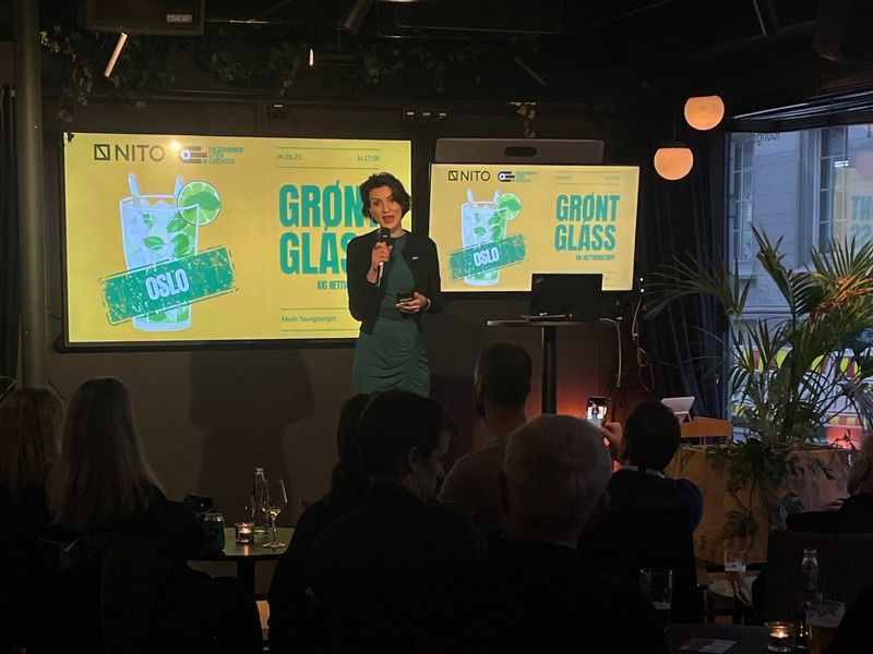 Grønt Glass i Oslo, i anledning den internasjonale ingeniørdagen for bærekraftig utvikling (4. mars).