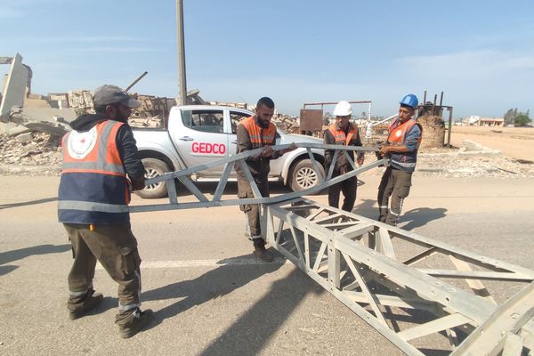 Gedco er eneste strømselskapet på Gaza. Foto: Gedco