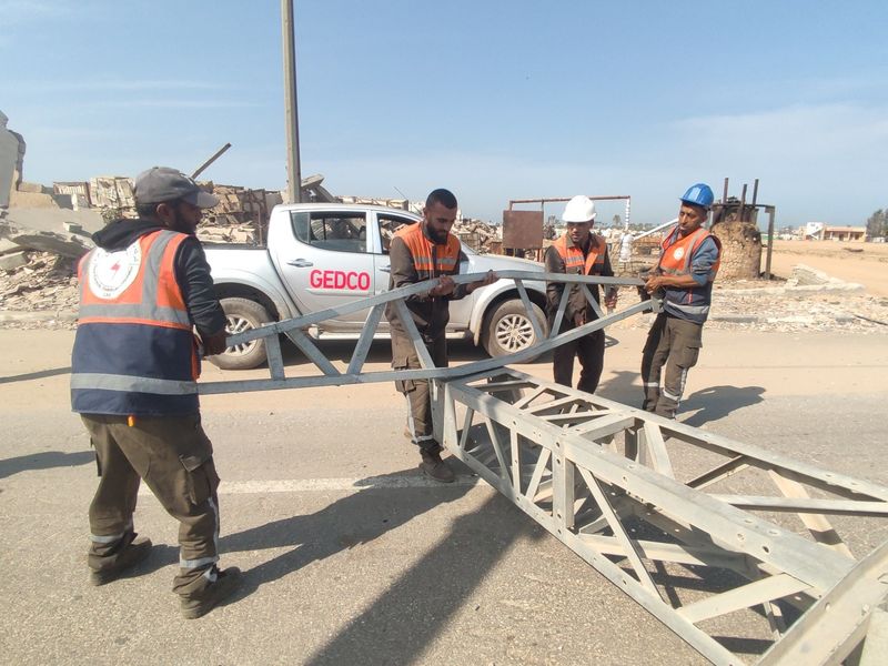 Gedco er eneste strømselskapet på Gaza. Foto: Gedco