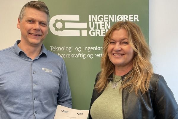 Daglig leder i Fokus Rådgivning, Reidar Steine og generalsekretær i IUG, Marianne Nilsen Sturmair.