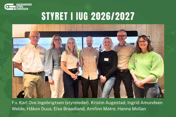 Hovedstyret i Ingeniører Uten Grenser 2026/2027