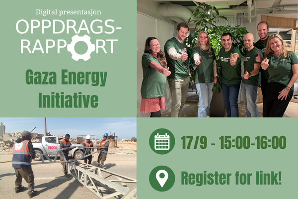 17.09.26. Digital Oppdragsrapport: Gaza Energy Initiative 