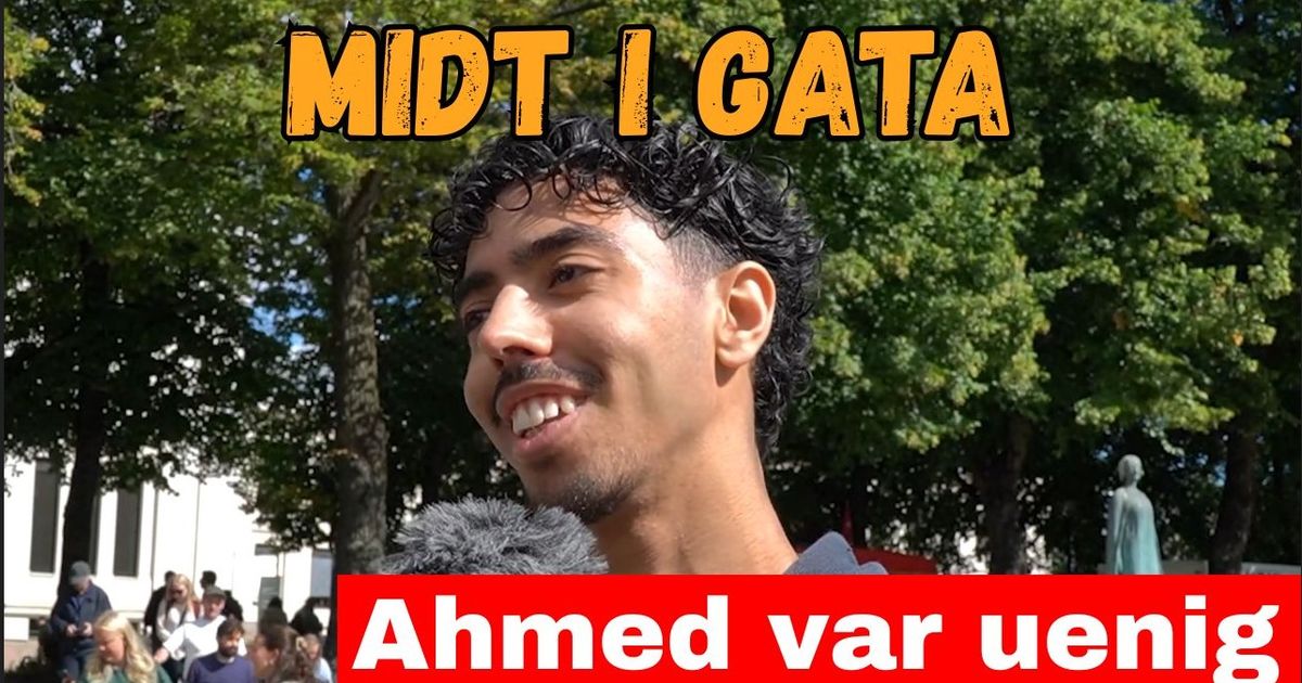 Ahmed var uenig...