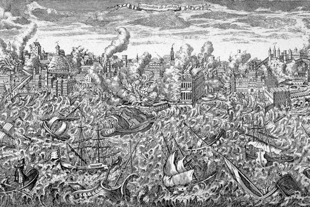 Lisboa jordskjelv 1755.