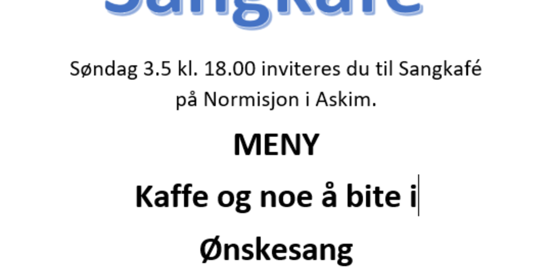 SANGKAFÉ