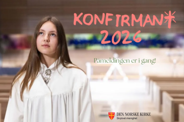Påmelding til konfirmasjon 2026
