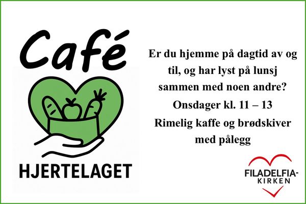 Velkommen innom på onsdager kl. 11 til 13.