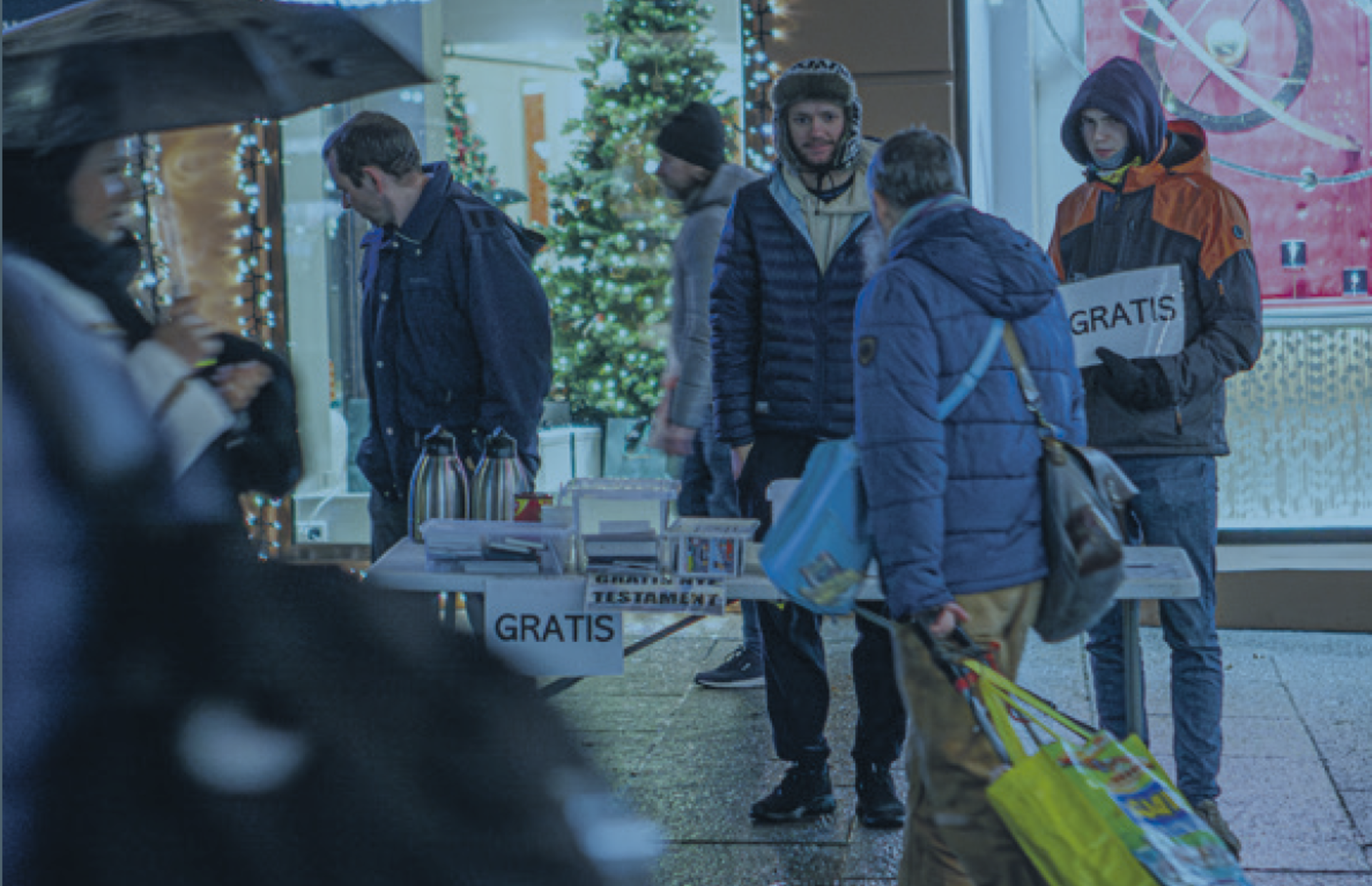 Få kristne på gatene