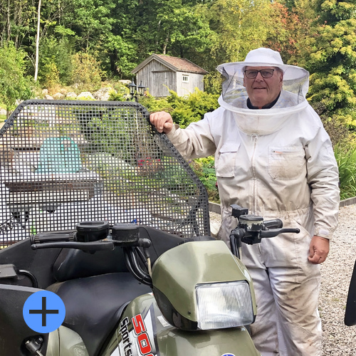 Solid leder og glad i honning