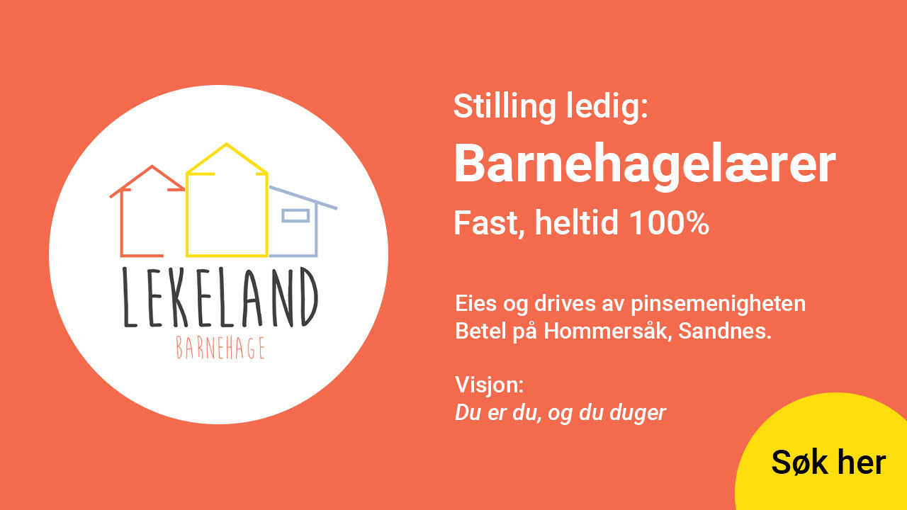 Stillingsutlysning - Lekeland