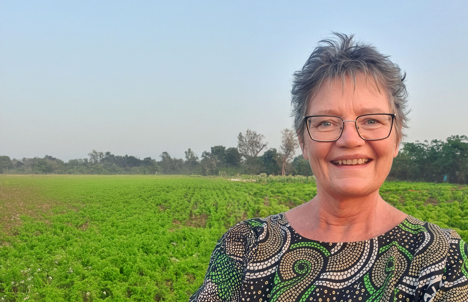 Bergfrid Almelid er utsending i Vest-Afrika
