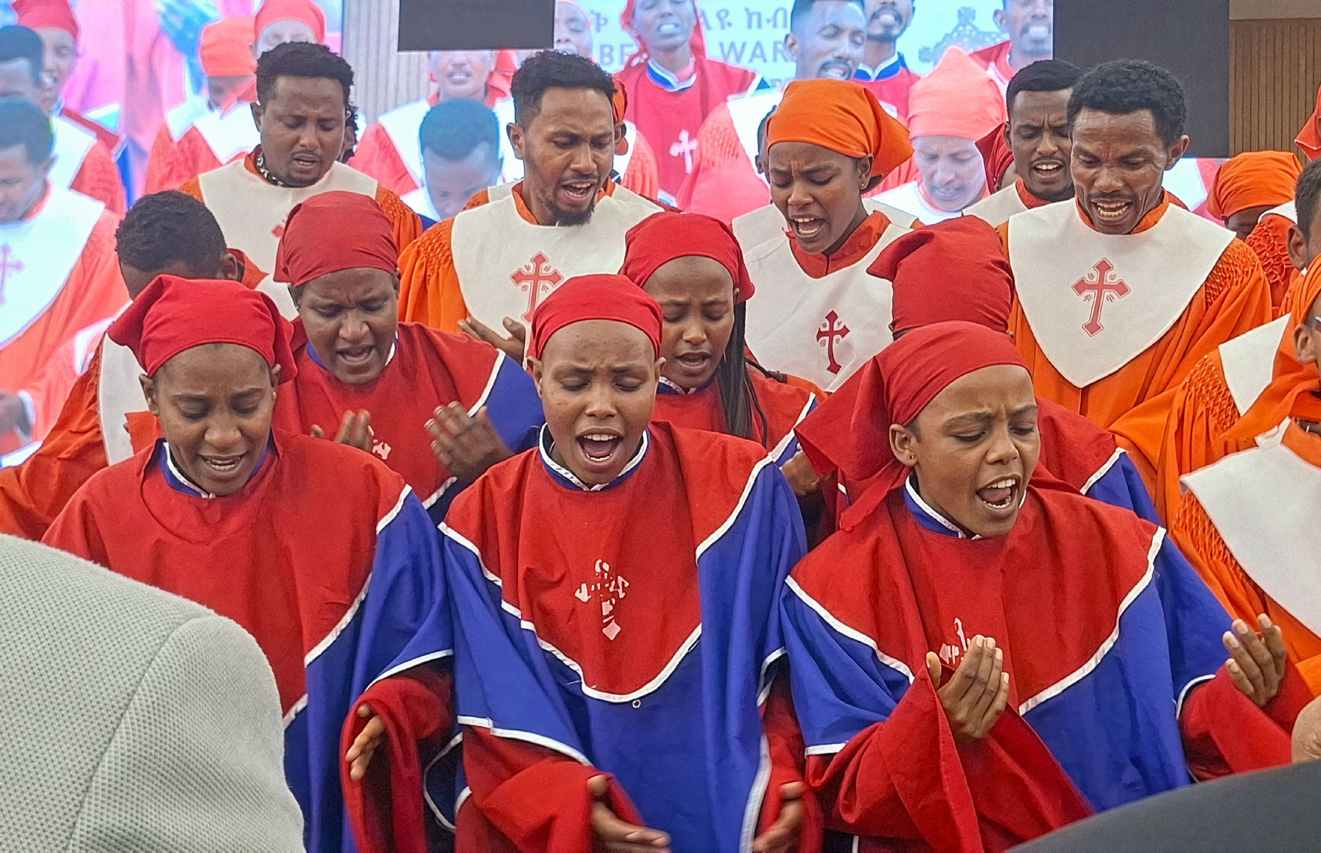 Korsang er viktig i påskefeiringen i Etiopia