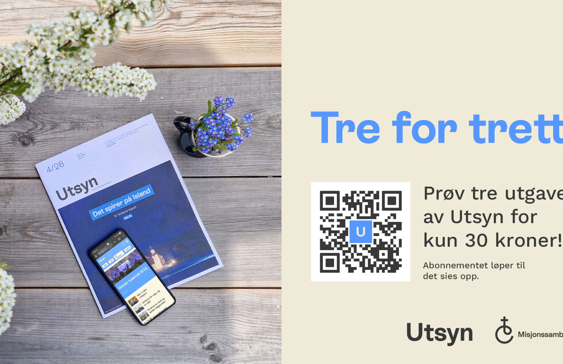 Tre for tretti