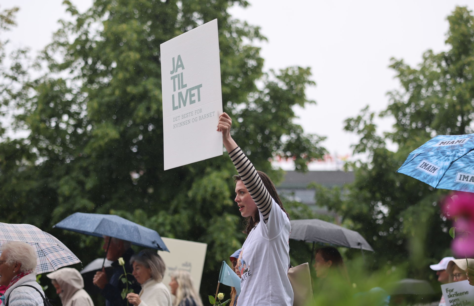 Lørdag marsjerte de for livet
