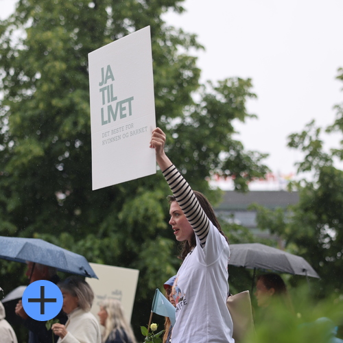 Lørdag marsjerte de for livet