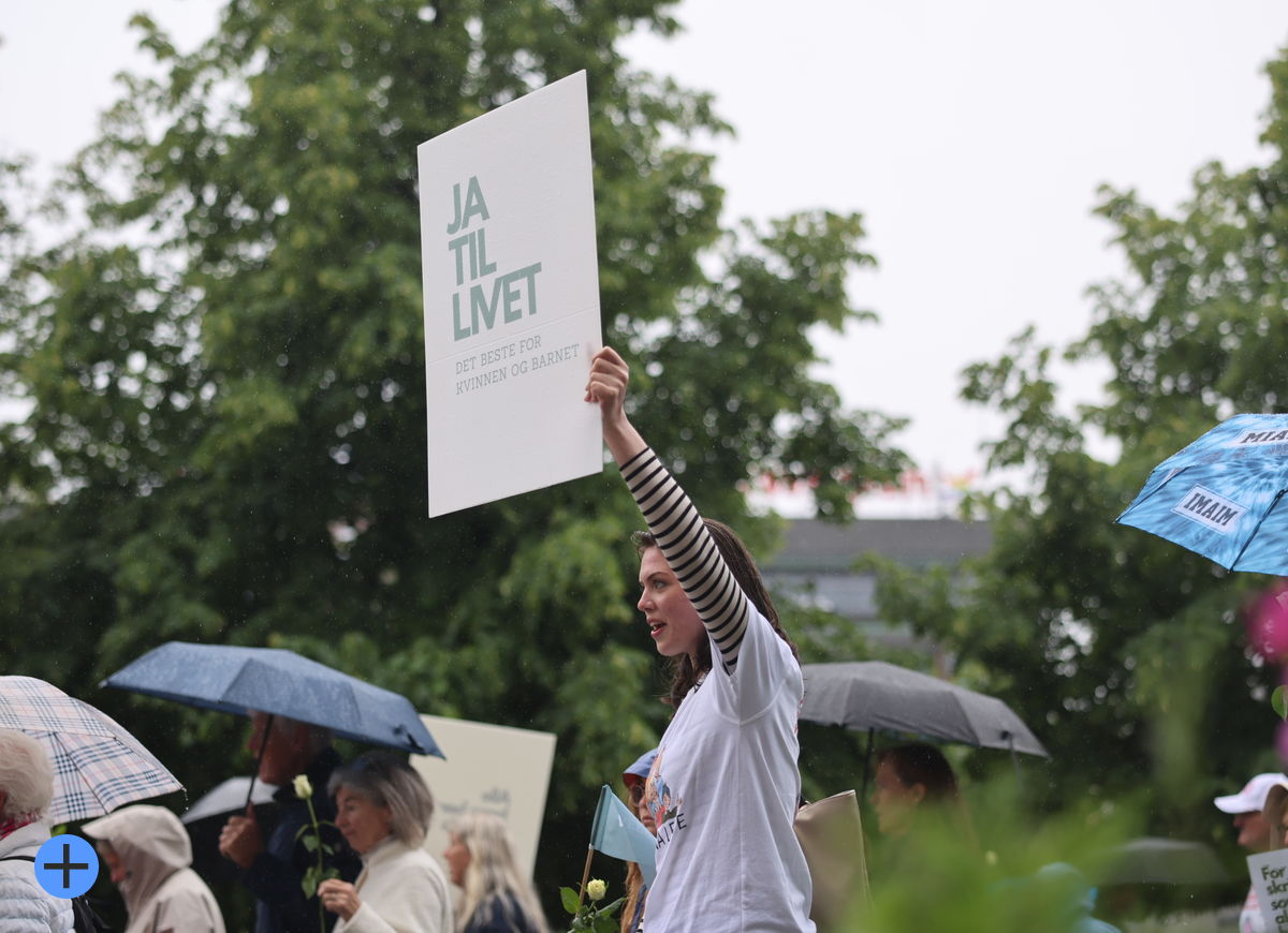 Lørdag marsjerte de for livet