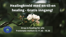 3. Juni 2024 - Individuell Dropp Inn Healing kveld i Oslo - kl. 17.30 - 20.00 fri entré!