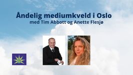 19. November - Åndelig mediumkveld i Oslo med Sertifisert medium Tim Abbott fra England