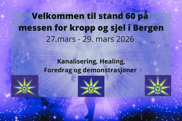 27 - 29. Mars - Velkommen til Alternativmessen for kropp og sjel i Bergen