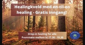 1. September - Individuell Dropp Inn Healingkveld i Oslo - kl. 17.30 - 20.00 fri entré!