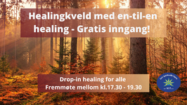 3. November - Individuell Dropp Inn Healingkveld i Oslo - kl. 17.30 - 20.00 fri entré!