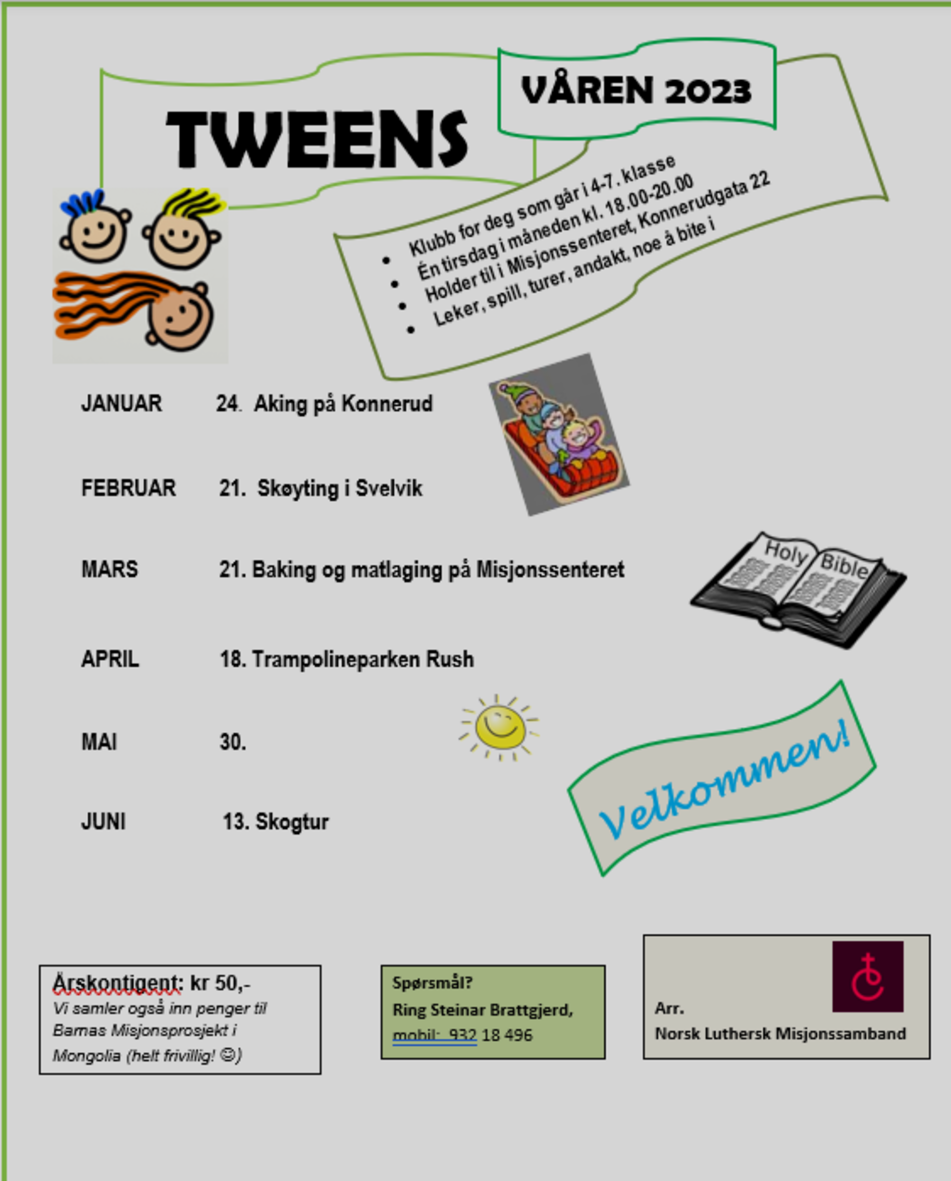Tweens, program