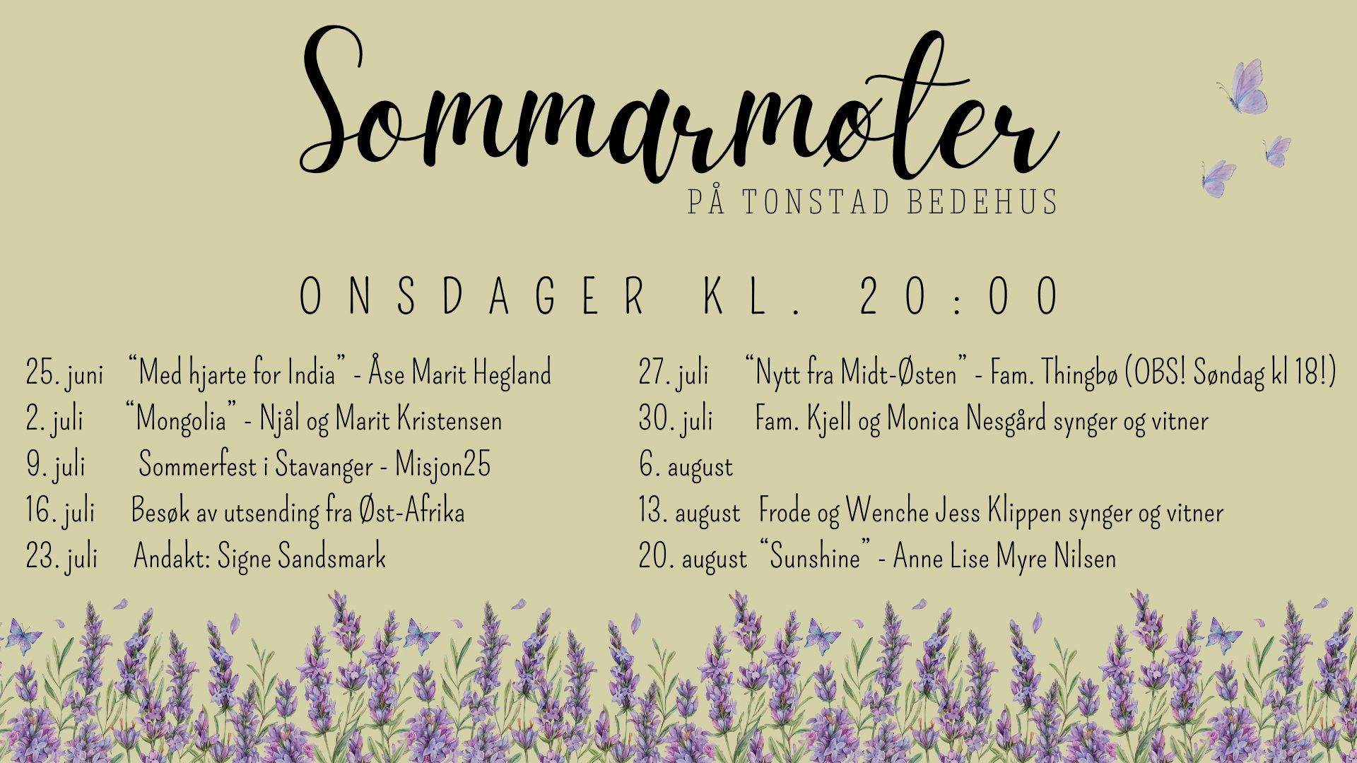 Sommermøter