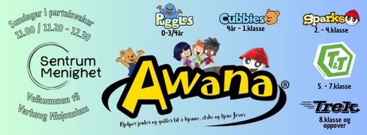 Gudsteneste/Awana 04.10.26