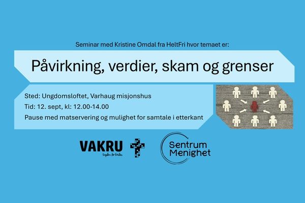 Seminar: Påvirkning, verdier, skam og grenser