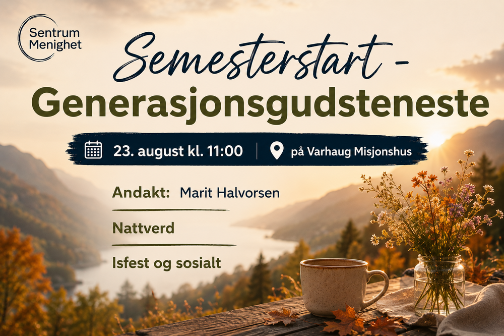 Generasjonsgudsteneste 23.08.26