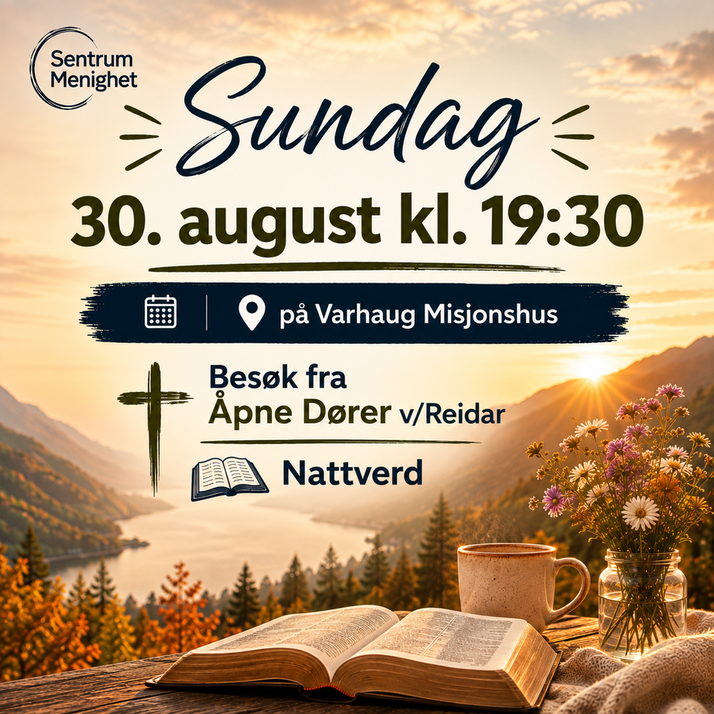 Sundag 30.08.26