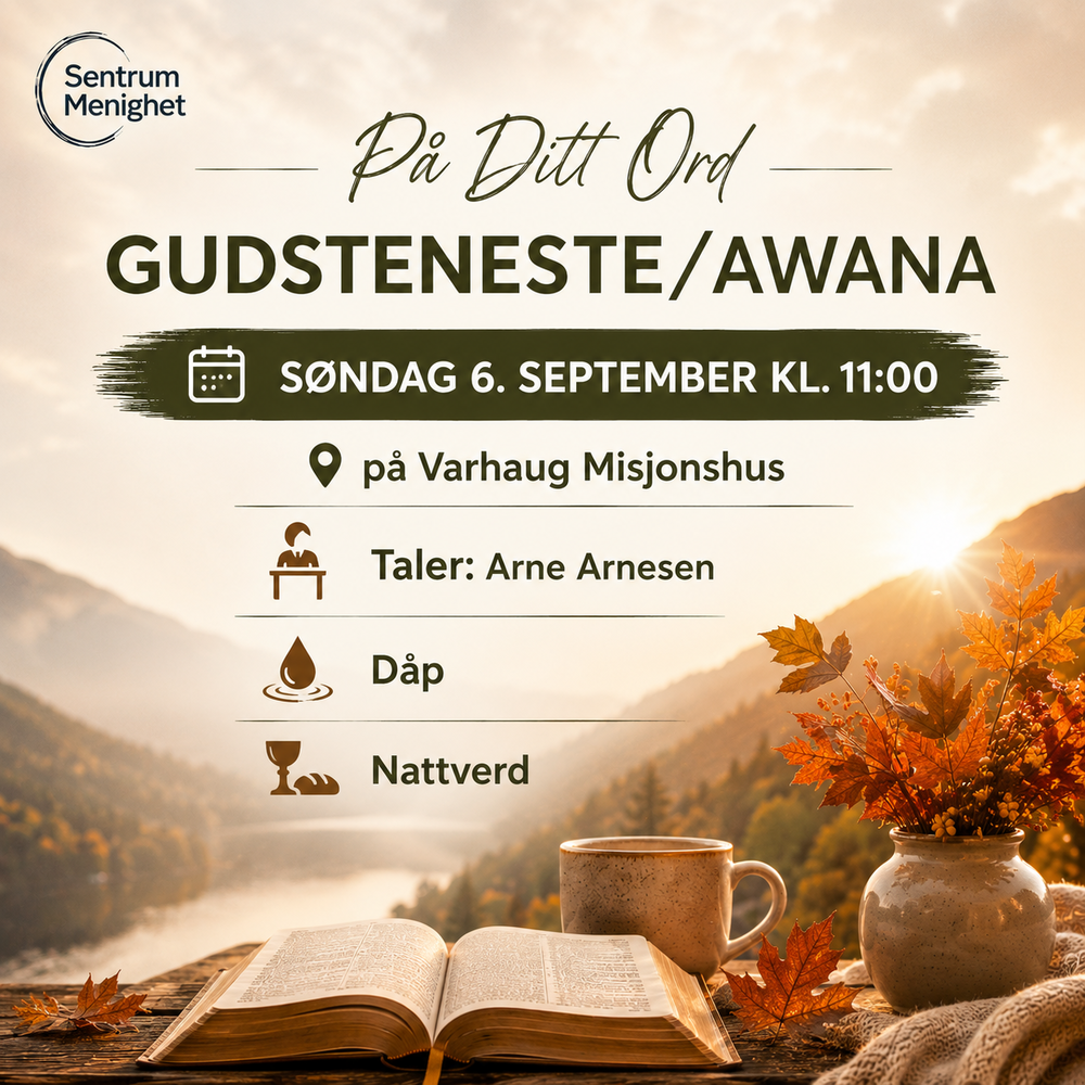 Gudsteneste/Awana 06.09.26