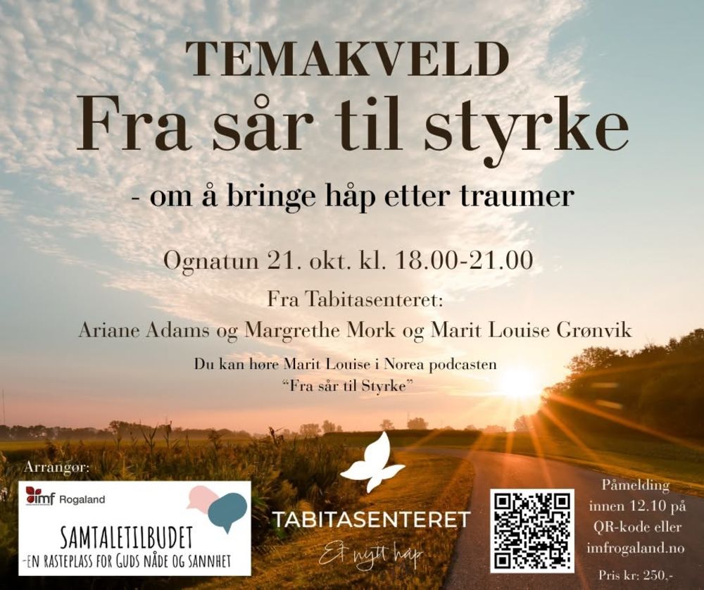 Temakveld - Fra sår til styrke