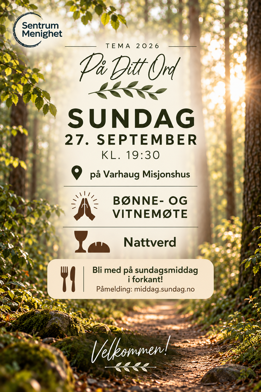 Sundag 27.09.26